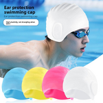 Swimming Cap Manufacturer - Silicone for Women Men Non-Slip Waterproof Protect Ears Long Hair for Adults Older Kids