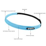 Headbands Manufacturer - Skinny for Women Men Elastic Non Slip Grip Lightweight Comfortable Thin