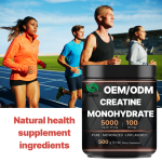 Creatine Powder Manufacturer - High Quality 500g Unflavored for Adults