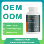 Selenium Supplements Factory - OEM/ODM 200mcg Mineral Immune Antioxidant