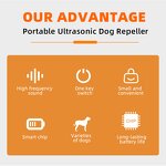 Ultrasonic Dog Repeller Manufacturer - Wholesale Portable Mini Rechargeable Dog Repeller Portable Dog Trainer Anti-Bark