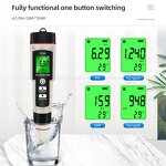 Water Quality Tester Manufacturer - Portable LCD Digital 4 in 1 PH ORP H2 Temperature for Aquarium Wine Beer