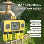Water Timer Manufacturer - Wholesale New Design Digital Garden 4 Outlets Intelligent Timed Automatic Watering Controller