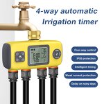 Water Timer Manufacturer - Wholesale New Design Digital Garden 4 Outlets Intelligent Timed Automatic Watering Controller
