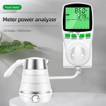 Power Wattmeter Manufacturer - Single-Phase Electricity Energy Consumption Monitor and Amp Kwh Meter Electric Socket Power Monitor