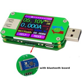 USB Voltage Meter Manufacturer - UM24 2.0 Color LCD Display Current Tester Amperimetro Battery Charge Measure Cable Resistance