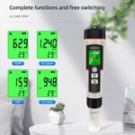 Water Quality Tester Manufacturer - Digital Pen Type Portable 3 in 1 Temperature ORP H2 for Aquariums
