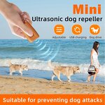 Ultrasonic Dog Repeller Manufacturer - Wholesale Portable Mini Rechargeable Dog Repeller Portable Dog Trainer Anti-Bark