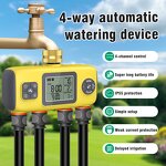 Water Timer Manufacturer - Digital Intelligent Irrigation Garden 4 Outlets Intelligent Timed Automatic Watering Controller