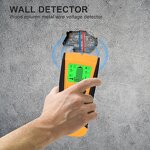Wall Scanner Manufacturer - TH210 Industrial 3-in-1 AC Voltage Live Wire Metal with Wood Studs Detection Capability