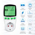 Power Consumption Meter Manufacturer - Energy Voltage Amps Electricity Usage Monitor 7 LCD Display Modes for Energy Saving Upgraded Backlight