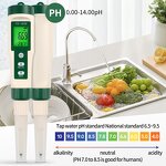 Food PH Meter Manufacturer - YY-1030 Intelligent Portable Stainless Steel Electronic Backlight Display for Cheese Meat Fruit