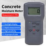 Moisture Tester Manufacturer - MS300C Concrete LCD Backlight Display Electronic Hygrometer Stone