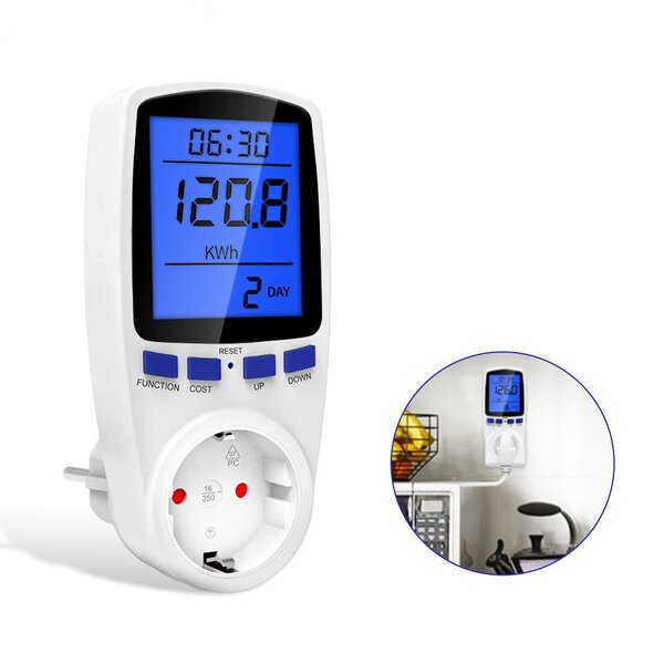 Electric Power Meter Manufacturer - Best Price EU Plug Ac Digital Kwh Meter Smart Electric Energy Meter