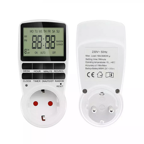 Digital Timer Switch Manufacturer - 12/24 Hour Programmable Electronic EU UK US AU FR Plug Outlet for Kitchen Appliances Time Control Socket