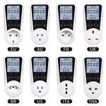 AC Power Meter Manufacturer - Single-Phase Socket Kilowatt Wattage Voltage Monitor Electric Energy Usage Monitor