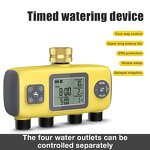 Water Timer Manufacturer - Digital Intelligent Irrigation Garden 4 Outlets Intelligent Timed Automatic Watering Controller