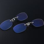 Reading Glasses Manufacturer - Clip Nose Rimless Rectangular Anti Blue Light Portable Light Weight