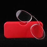 Reading Glasses Manufacturer - Card Style Lightweight Oval Frameless Metal Clip Nose Presbyopic