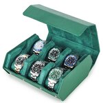 Watch Case Manufacturer - Crossgrain Cowhide 6-Piece Storage Drop-proof Portable & Custom LOGO