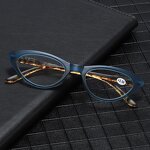 Reading Glasses for Women Manufacturer - Cat Eye Spring Legs Frosted Frame HD Optical