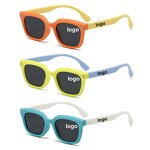 Baby Sunglasses Manufacturer - UV400 Multicolor Silicone Square Round Frame & Custom LOGO