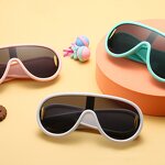 Children Eyeglasses Manufacturer - One Piece Frame Hip Hop Trendy European and American Cute