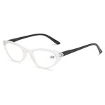 Reading Glasses for Women Manufacturer - Cat Eye Spring Legs Frosted Frame HD Optical