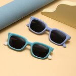 Baby Sunglasses Manufacturer - UV400 Multicolor Silicone Square Round Frame & Custom LOGO