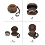 Watch Box Manufacturer - Crazy Horse Cowhide Single Travel Portable Vintage Mechanical Storage