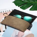 Leather Sunglasses Case Manufacturer - Portable Handmade Magnetic Closure Unisex
