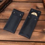 Watch Case Manufacturer - Cowhide Leather Single Travel Portable Storage Bag & Custom Logo