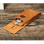 Watch Case Manufacturer - Suede Cowhide Leather Single Casual Mechanical Portable Storage Bag