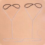 Body Chain Manufacturer - Single Layer Rhinestone Stainless Steel Trendy for Dancing Party