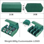 Watch Case Manufacturer - Crossgrain Cowhide 6-Piece Storage Drop-proof Portable & Custom LOGO