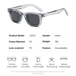 Sunglasses for Women Manufacturer - UV400 Nail Decoration Simple Square Frame Outdoor & Custom LOGO