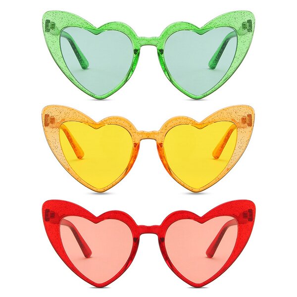 Sunglasses for Women Manufacturer - Heart Frame Y2K for Weeding Party Trendy Wholesale