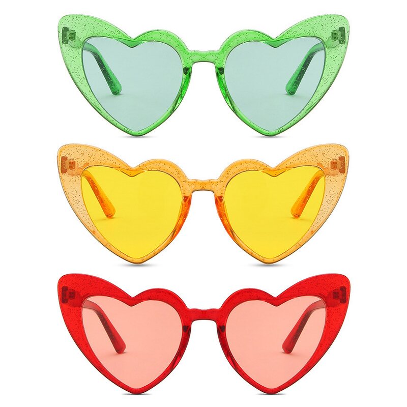 Sunglasses for Women Manufacturer - Heart Frame Y2K for Weeding Party Trendy Wholesale