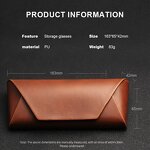 Sunglasses Case Manufacturer - PU Leather Magnetic Flip Packing Box & Custom Logo