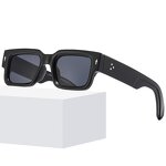 Sunglasses Manufacturer - Small Square Frame UV400 Comfortable Unisex in Black White Green