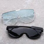 Sunglasses Manufacturer - Acetate Large One-Piece Lens Y2K Style Street Shot Unisex