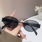 Sunglasses Manufacturer - Small Oval Metal Frame Polarized Luxury Trendy Unisex