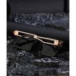 Polarized Sunglasses Manufacturer - Square Frame Blue Black Unisex Classic Sexy Style