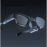 Smart Camera Glasses Manufacturer - BT 256G Memory 4K HD Square Frame Wireless Call Music Sunglasses