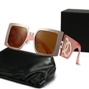 Sunglasses Manufacturer - Clear Square UV400 Metal Acetate Frame Runway Groovy Unisex