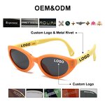 Baby Sunglasses Manufacturer - Cat Eye UV400 Multicolour Oval Frame Folding Polarized for Summer Travel
