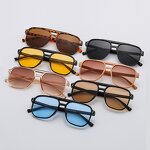 Sunglasses for Women Manufacturer - UV400 Rectangle Frame Europe & US Trendy