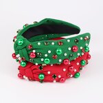Hair Accessories for Women Manufacturer - Rhinestone Jewelry Christmas Headband Handmade Hair Clip