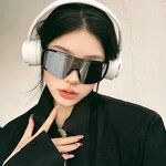 Sports Sunglasses for Women Manufacturer - UV400 One Piece Large Frame Windproof for Skiing Cycling