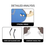 Sunglasses Manufacturer - UV400 Cartoon Dragon Flame Festive Rimless for Christmas Party